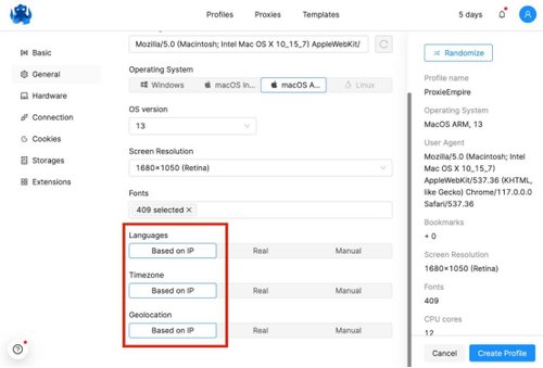 如何在Octo Browser指纹浏览器中配置并使用IPXProxy代理IP