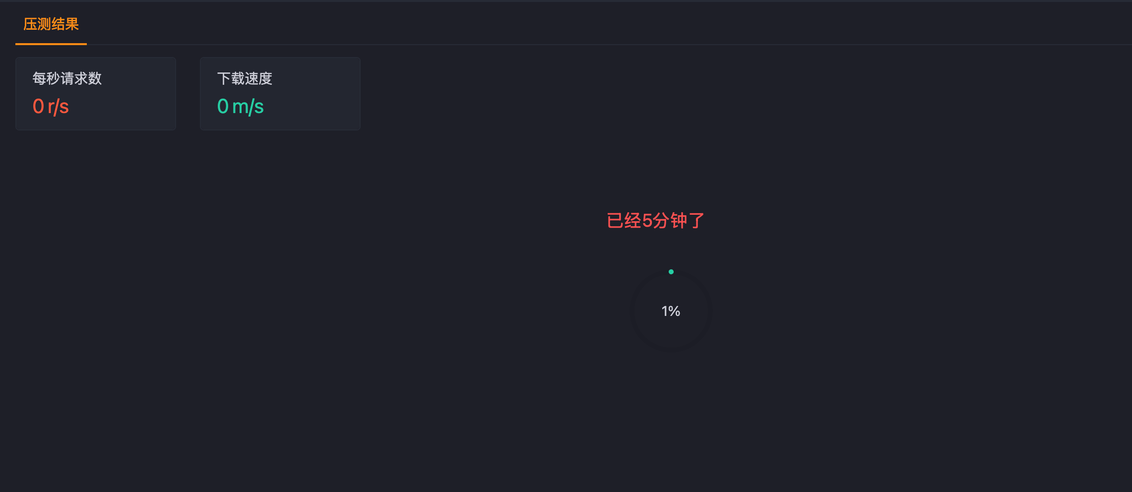接口一键压测，post json包体在220kb左右时，长时间没反应（服务也没接收到请求）。