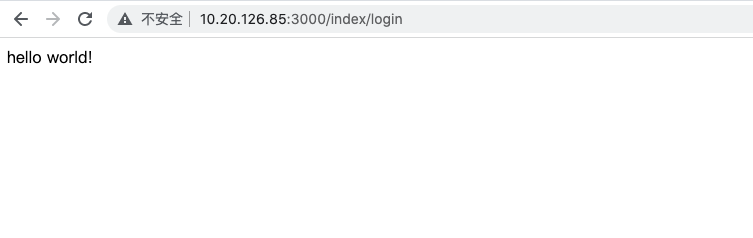 环境变量设置为 domain = http://127.0.0.1:3000 , 请求为{{domain}}/index/login，出现以下错误