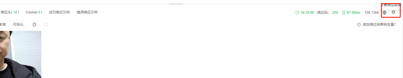 Apipost6.0版本不支持下载响应的图片了吗？